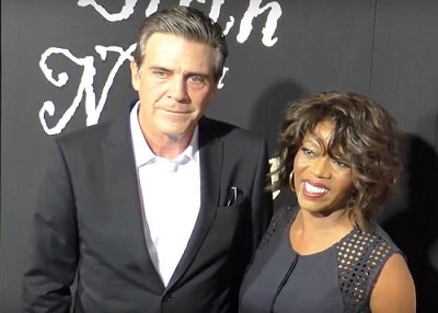 A picture of Alfre Woodard with her husband, Roderick Spencer.
